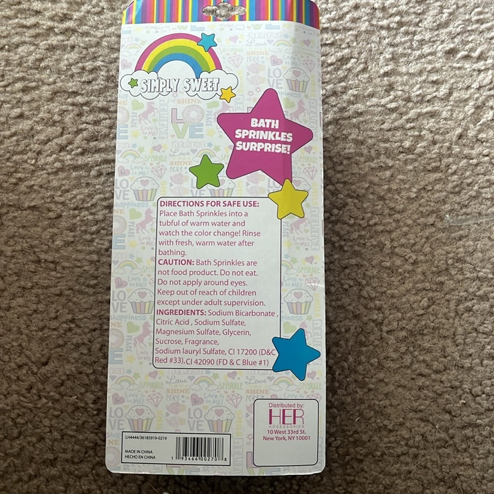 Bath Sprinkle Popper - Pink Berry - Picture 3 of 3